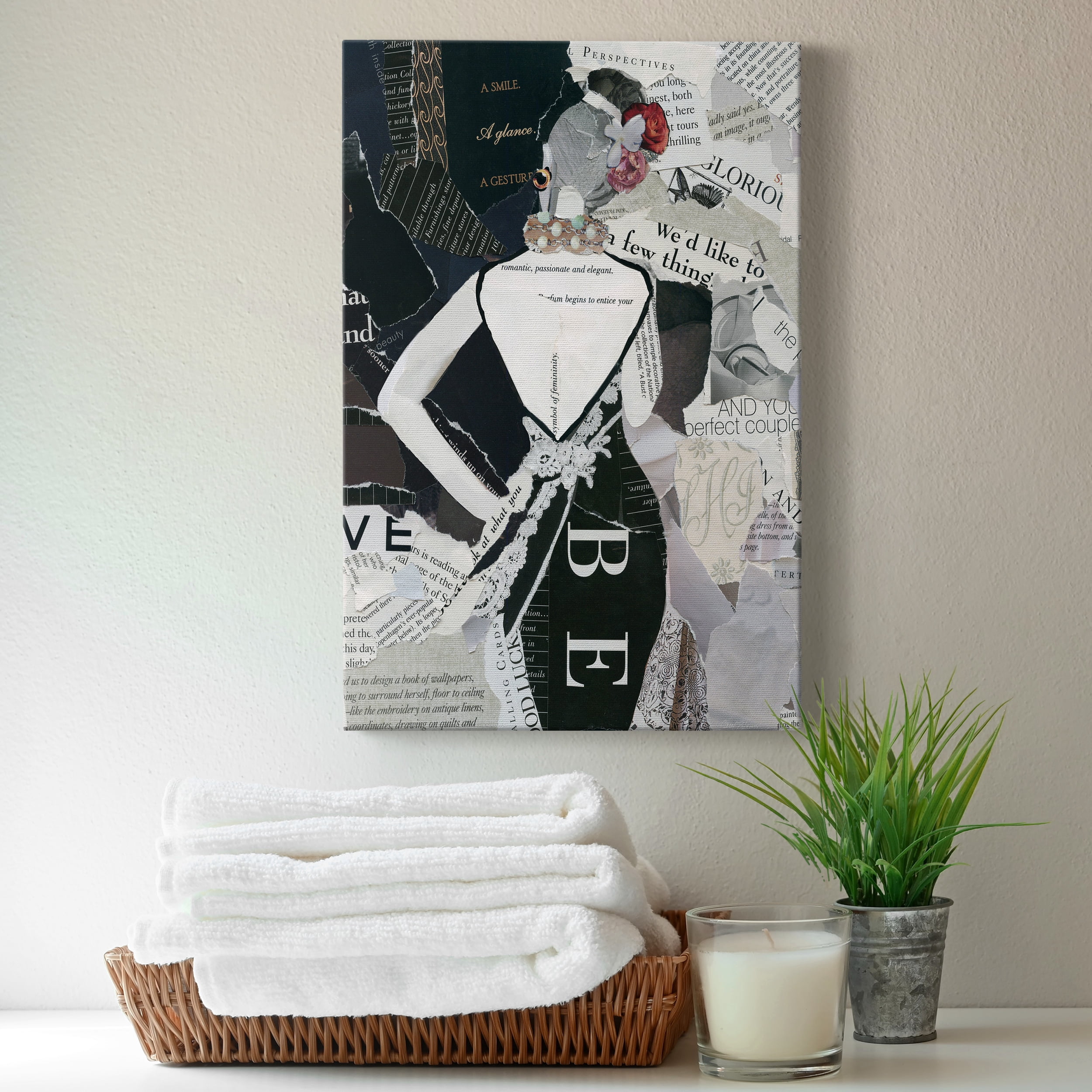 Fashion Mosaic II Premium Gallery Wrapped Canvas - Ready to Hang - 40 x 60