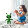 thumbnail image 2 of Green Alien Plush Toy –5.9 Inch Collectible Alien Plushie for Animation Fans and Doll Toys Fans – Durable Soft Alien Creature Stuffed Animal Dolls, 2 of 5