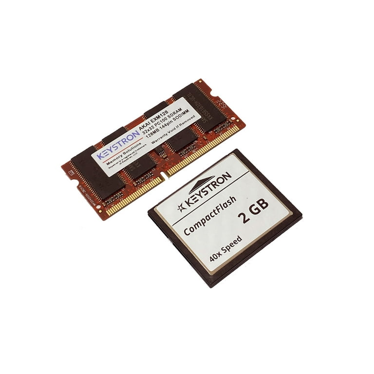 128MB EXM128 & 2GB CF Card Akai MPC500 MPC1000 MPC2500 - Walmart.com