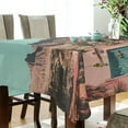 thumbnail image 5 of Yayeee Tablecloths 60" x 90" Rectangle Wrinkle Resistant Party Table Cover, Retro UFO, 5 of 8