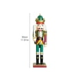 thumbnail image 4 of Puppet Soldiers Wooden 30cm Nutcracker Doll Desktop Decorations Figures Toy Kids, 4 of 4