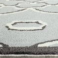 thumbnail image 3 of SAFAVIEH Four Seasons Nowell Geometric Polyester Area Rug, Grey/Ivory, 3'6" x 5'6", 3 of 6