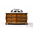thumbnail image 1 of Custom Decals Dinosaurs Wall Art Size: 8 X 20 Inches Color: Black, 1 of 1