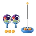 thumbnail image 1 of Anmrize Kids Table Tennis Trainer, Tennis Trainer Rebound Ball Solo Tennis Training Equipment Practice Rebounder Strengthen Overall Muscle Memory Correct Body Posture, Blue, 1 of 5
