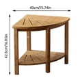 thumbnail image 4 of Corner Bathroom Stool,With -slip Natural Bench -slip Stool Caddy Stool Caddy Indoor, 4 of 6