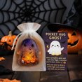 thumbnail image 5 of Pocket Comfort Ghost Cute Mini Ghost in a Pocket Hug Spooky Halloween Gift for Friends Small Encouragement Pocket Charm,Indoor Outdoor Decor,Small Personal Decor for Halloween Gift Option, 5 of 5