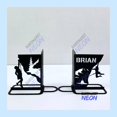 thumbnail image 2 of Handmadetneonsign Mountain Climber Metal Bookends, Mountain Table Bookshelf Decor, Sport Table Sign 92012, 2 of 4