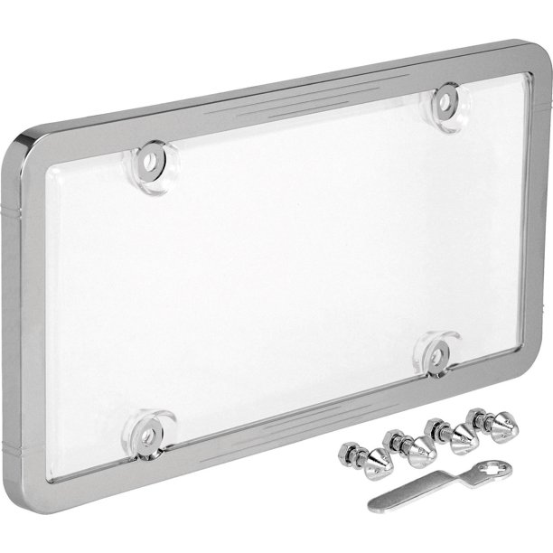 Auto Drive AntiTheft License Plate Frame