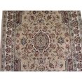 thumbnail image 3 of Beige Tan Beauty Floral Oriental Area Rug Hand Knotted Wool Silk Carpet (6 x 4)', 3 of 9