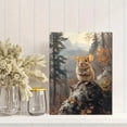 thumbnail image 2 of Qisvanset 12x16 Inch Forest Mouse Log Canvas Wall Art, Small Wildlife Peaceful Nature Scenery Home Decor, 2 of 8