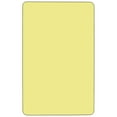 thumbnail image 4 of BizChair 30''W x 48''L Rectangular Yellow Thermal Laminate Activity Table - Standard Height Adjustable Legs, 4 of 4