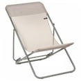 thumbnail image 2 of Lafuma Maxi Transat Chaise Pliante de Camping Extérieure en Acier, Magnolia (Lot de 2), 2 of 4