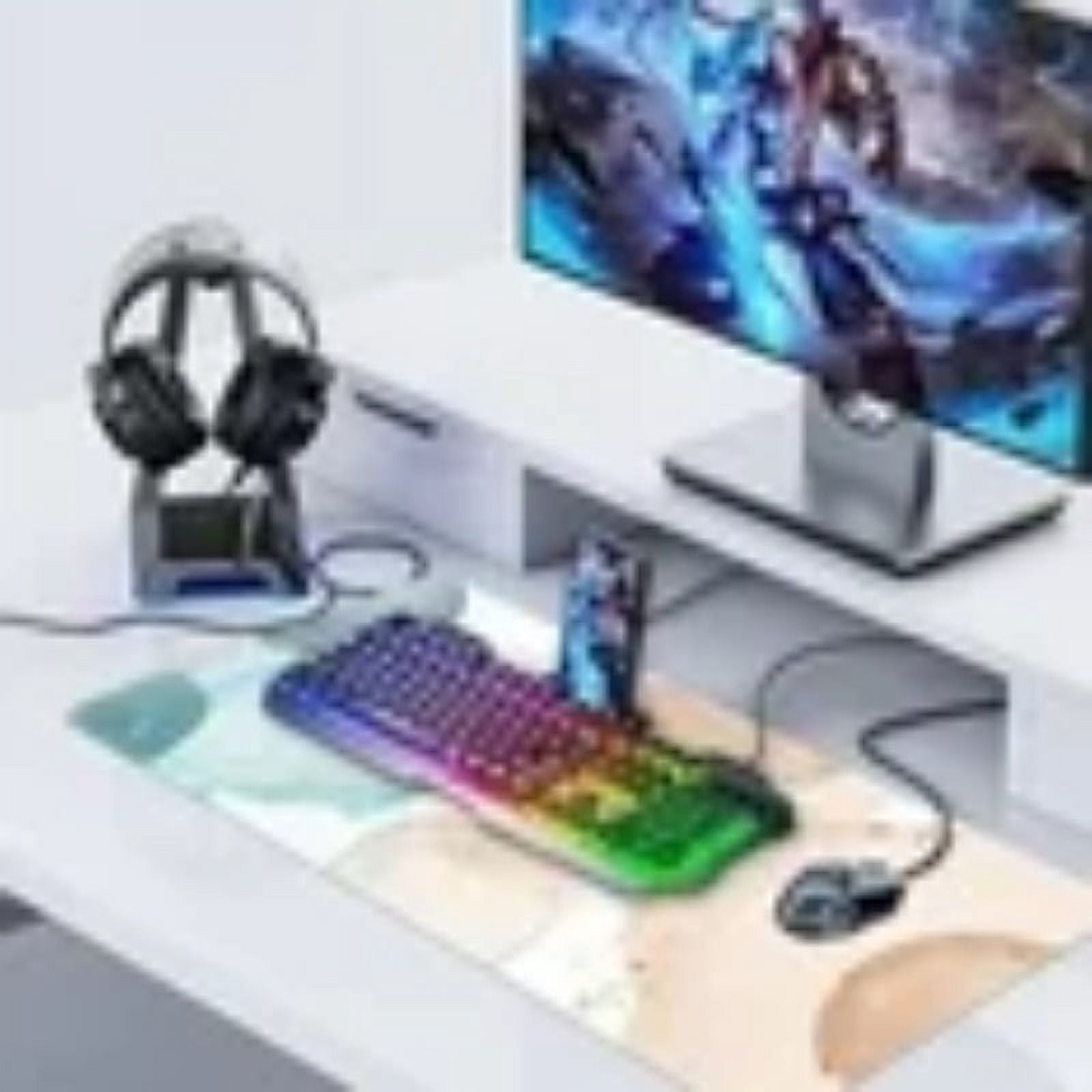 Desk Mat, Gaming Mouse Pad Large, XL Mousepad, Keyboard Mat with Non Slip Base, Extended Laptop Desk Pad Matt, Computer Mat for Office Vanity Desktop Table Writing, Pink Marble