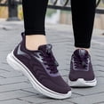 thumbnail image 2 of kamemir Running Shoes for Men Sneakers Lightweight Athletic Casual Shoes Breathable Workout Outdoor Comfortable Walking Shoes(Purple,8.5), 2 of 6