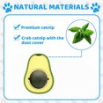 thumbnail image 3 of 2 uds pelota de hierba gatera de juguete creativa aguacate pelota de hierba gatera gatito juguete gato lamiendo bola, 3 of 5