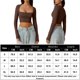 thumbnail image 3 of Haut à col carré pour femmes, haut décontracté à manches longues, pull court, chemise de sortie, 3 of 6