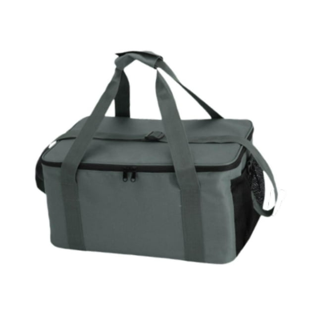 Bolsa de almacenamiento para acampar, bolso resistente para viajes, actividades al aire libre, cocina Gris