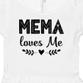 thumbnail image 4 of Inktastic Mema Loves Me Baby Clothes Girls Baby Dress, 4 of 5