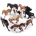 thumbnail image 5 of Dserhfy Simulation Horse Model Realistic Horse Figurine Statue Sculpture Home Office Desktop Decoration Ornament Kids Educational Animal Toy, 5 of 8