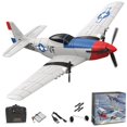 thumbnail image 1 of Plano RC ANBURI P51 para principiantes de 3 canales con giroscopio de 6 ejes, 1 of 7