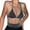 White Crew Neck, variant on Wangsaura Women Rhinestone Mesh Tank Top, Sleeveless Crew Neck/V-neck Shiny Tops