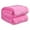 Pink, variant on LGCASL Conditioner Quilt Soft Blanket 59 "x 78" , Lightweight Fiber Flannel Blanket Suitable for Sofas and Bedrooms, Double-Sided Blanket, Red