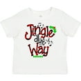 thumbnail image 3 of Inktastic Christmas Jingle All the Way with Music Notes and Holly Boys or Girls Toddler T-Shirt, 3 of 5