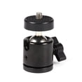 thumbnail image 1 of Metal Tripod Heads Ball Head, Mini Ballhead Stand For 1/4" Camera Tripod For 3/8" Flash Holder, 1 of 8