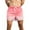 Pink, variant on XFLWAM Mens Swimming Trunks Gradient Color Quick Dry Shorts Beach Board Shorts Swimwear with Mesh Lining Pink S