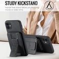 thumbnail image 6 of for iPhone 11 Wallet Case with RFID Blocking Credit Card Holder,PU Leather Folio Flip Kickstand Handle Wrist Strap Shockproof Cover Women Men for iPhone 11 Phone Case,Black, 6 of 9