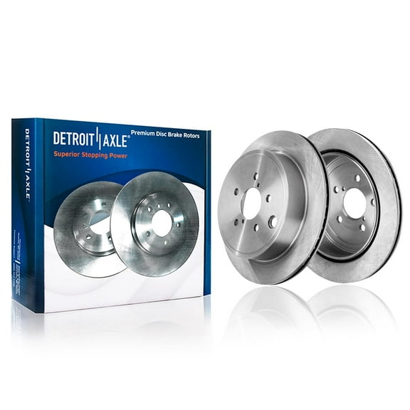 Detroit Axle - Rear Brake Rotors for Toyota 86 GR86 Scion FR-S Subaru BRZ Legacy Outback Disc Brake Rotors Replacement : 11.41" inch Rotor