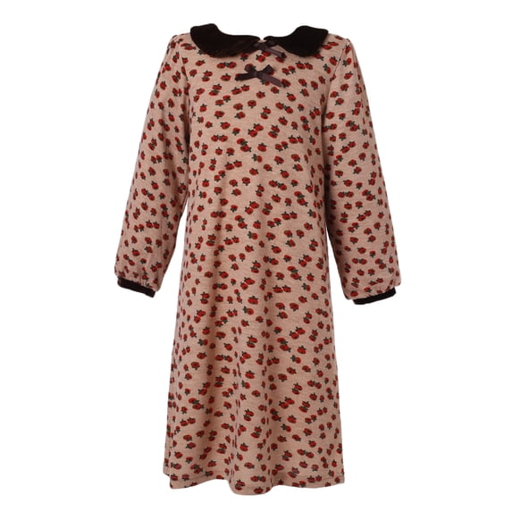 Richie House Girls' Spring Autumn Sweet Dress with Seven Sleeves RH2169