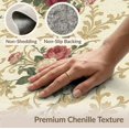 thumbnail image 6 of ODIKA 5'x7' Washable Area Rug Non-Slip, Low Pile, Stain Resistant Circle Botanical Semi Scrollwork Balanced Clusters Semicircle for Guest Room, Lounge, Apartment, 6 of 7