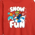 thumbnail image 3 of Paw Patrol - Snow Much Fun - Toddler And Youth Long Sleeve Graphic T-Shirt, 3 of 6