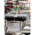 thumbnail image 4 of Outdoor Tablecloth with Umbrella Hole & Zipper, Black Grey Ombre Round Tablecloth 54 Inch, Modern Gradient Abstract Aesthetics Art Patio Table Cover Waterproof Table Cloth for Picnic/Party, 4 of 7