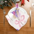 thumbnail image 2 of GZHJMY Purple Lavender Floral Napkins Table Decorations Napkin Set for Gift Giving, Dining, Parties 20 x 20in, 2 of 7