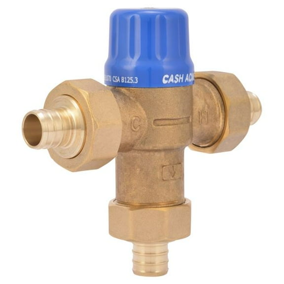 Cash Acme HG110-D Heatguard Thermostatic Mixing Valve - 3/4" Barb Ends (#24507)