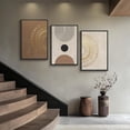 thumbnail image 4 of Neutral Singg Wall Art for Living Room, 3 Piece Modern Canvas Prints Paintings Artwork for Walls-Tan Beige Brown Minimalist Pictures for Living Room Hallway Bedroom Wall Decor, 4 of 6