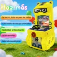 thumbnail image 3 of Máquina Recreativa Infantil, Cabina que Funciona con Monedas, Simulador de Conducción, 126 × 64,6 × 56,6 cm (Amarillo), 3 of 4