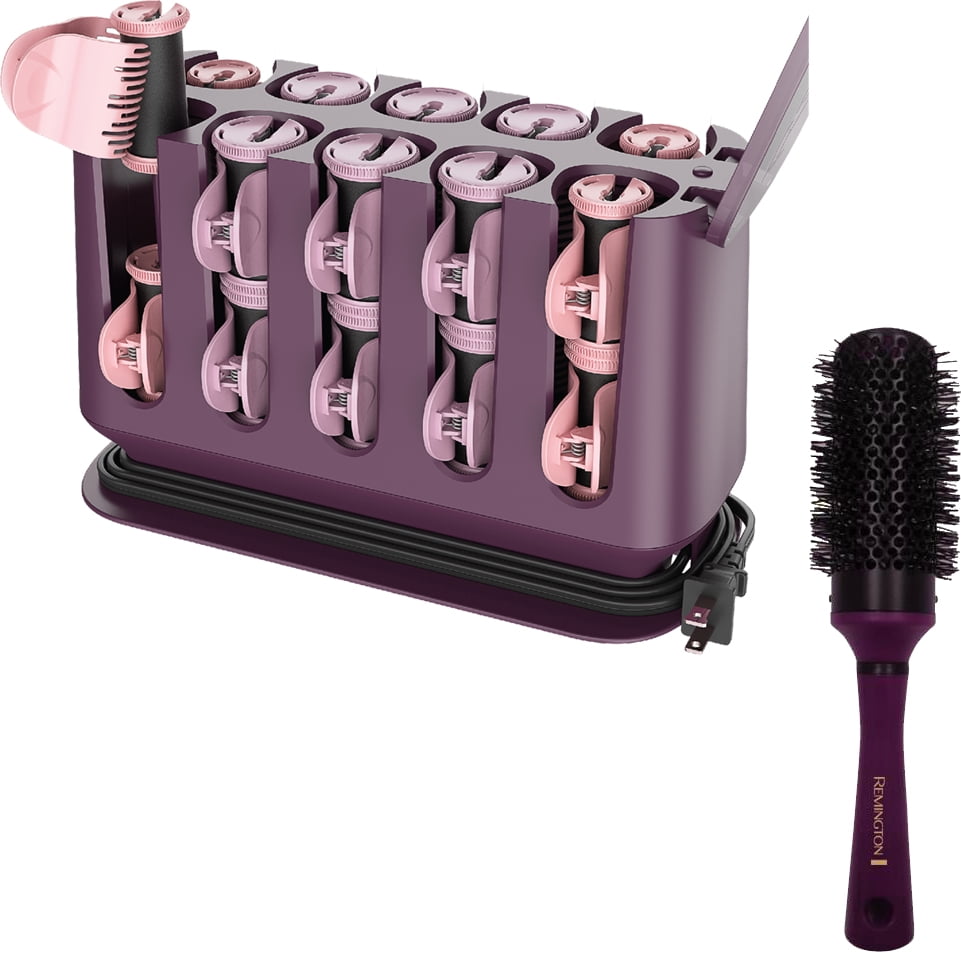 Bonus Brush Bundle! Remington Thermaluxe Ceramic Hair Setter, Hair
