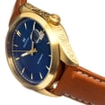 thumbnail image 3 of Heritor Automatic Ashton Leather-Band Watch w/Date - Dark Blue/Tan, 3 of 3