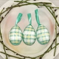 thumbnail image 6 of Twfbrm 3 Pcs Easter Eggs Ornaments, Easter Decorations 2 inch Buffalo Plaid Plastic Easter Hanging Egg with Ropes, Easter Basket Stuffers Handmade Farmhouse Decorative Eggs Baubles for Tree Party Home, 6 of 6