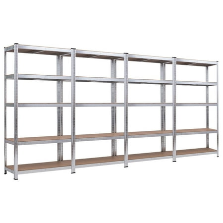- Costway 71'' Heavy Duty Storage Shelf Steel Metal Garage Rack 5 Level Adjustable Shelves