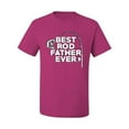 thumbnail image 2 of Wild Bobby, Best Rod Father Ever, Father's Day, Men Graphic Tee, Fuschia, 4X-Large, 2 of 4