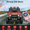 thumbnail image 6 of Accreate 12V Kids Electric Car with 2.4G Remote Control, 3-Speeds, Multi-Functional Display Console, 6 of 7