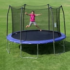 Skywalker Trampolines 12' Round Trampoline and Safety Enclosure - Blue