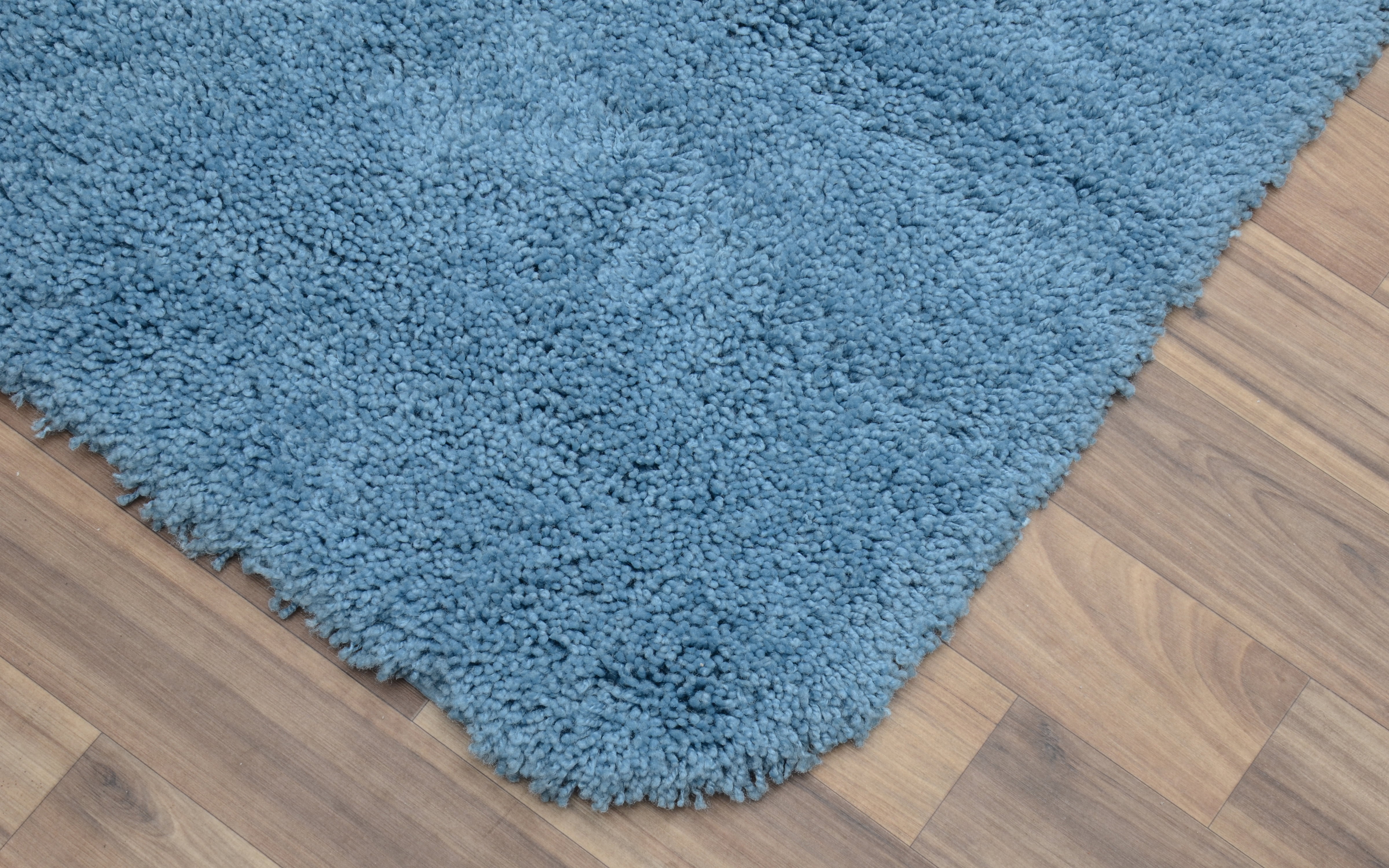 Garland Rug Serendipity Washable Nylon Bath Rug Set, 3 Piece Set (21"x34" Bath Rug, Contour Rug, & Toilet Lid) Basin Blue