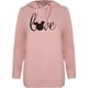 thumbnail image 1 of Disney - Sudadera Love Mickey para Mujer (Rosa Dusty), 1 of 4