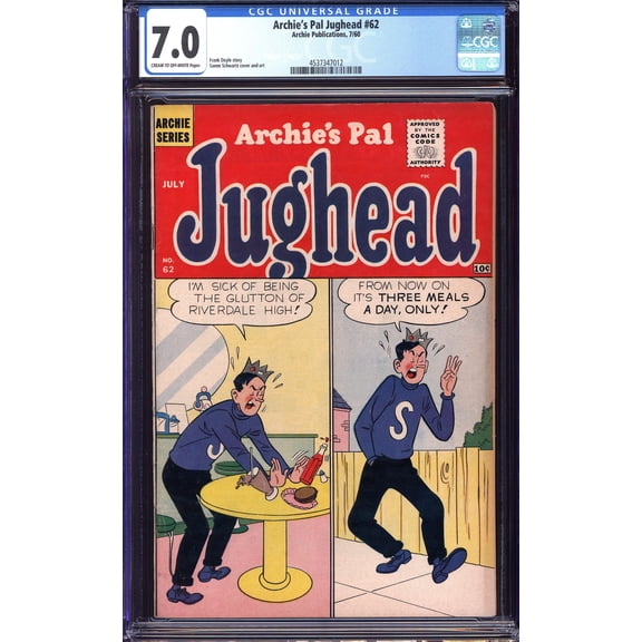 Archie's Pal Jughead #62 - CGC 7 Comic Book