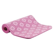 Empower Fitness 10mm Cushioned Mat with Strap, Floral Print